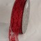 The Ribbon People Red Solid Floral Motif Lace Craft Ribbon 1.5" x 40 Yards
